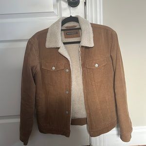 Brandy Melville Sherpa Lined Corduroy Jacket